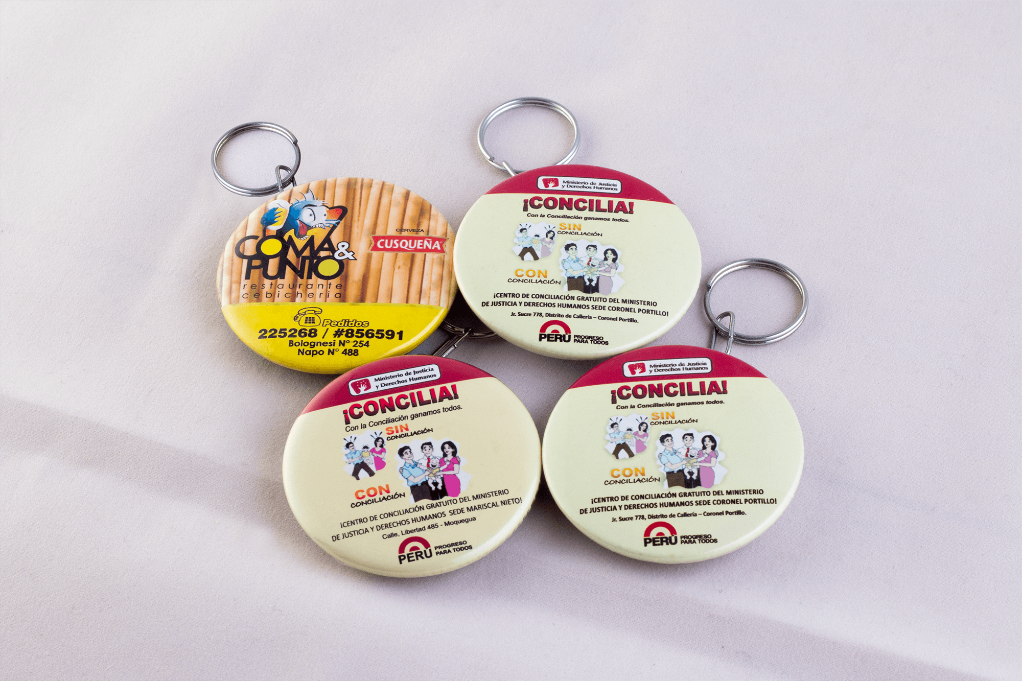 Llaveros personalizados